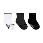 Goes with Everything Baby Socks 3-Pack, flat laid