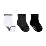 Goes with Everything Baby Socks 3-Pack, flat laid