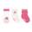 Little Peanut Baby Socks 3-Pack, flat laid