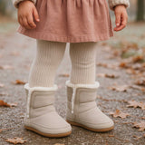 Cozy Cuff Soft Sole Boots Taupe
