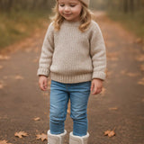 Cozy Cuff Soft Sole Boots Taupe