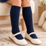 Demi Duo 2-Pack Knee High Socks Navy for Toddlers and Kids