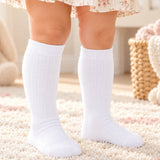 Demi Duo 2-Pack Knee High Socks White for Toddlers and Kids