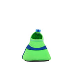 Scuba Aqua Shoes in Green, front view