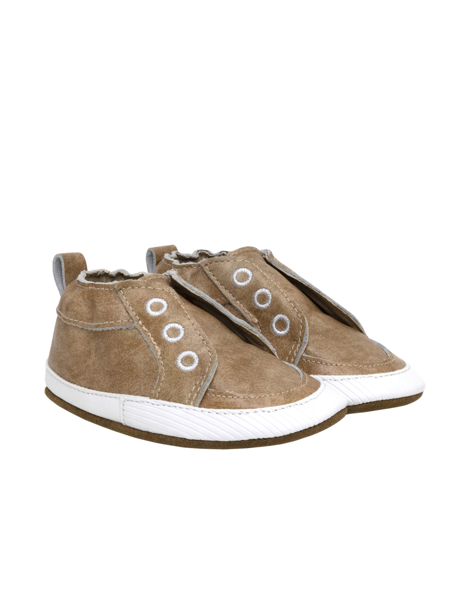 Stylish Steve Soft Soles in Tan, perspective view