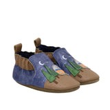 Under The Stars Soft Soles in Dark Blue, perspective view