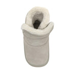 Cozy Cuff Soft Sole Boots in Taupe, top view