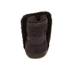 Cozy Cuff Soft Sole Boots in Brown, back view