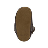 Cozy Cuff Soft Sole Boots in Brown, bottom view