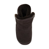 Cozy Cuff Soft Sole Boots in Brown, top view