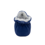 Tundra Snap Booties in Navy, back view