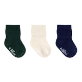 Baby Its Cold 3-Pack Baby Socks in Green