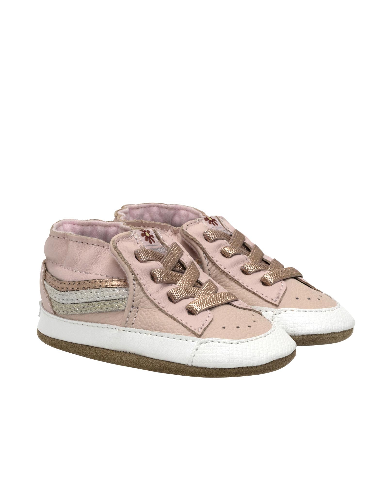 Gina Soft Soles in Pink, perspective view