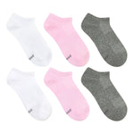 Everyday Athletic 6-Pack No Show Socks for Toddlers and Kids, flat laid
