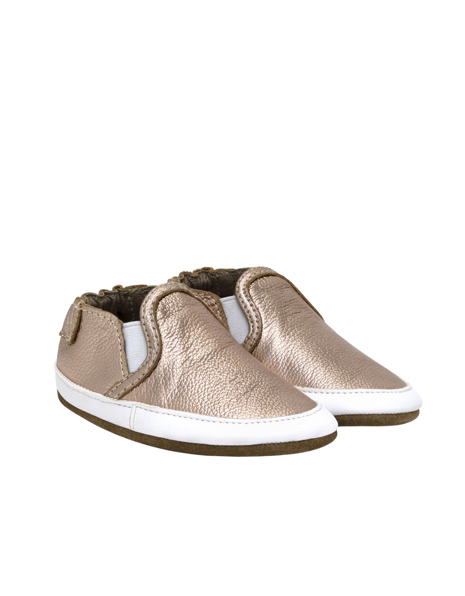 Leah Basic Soft Soles in Gold, perspective view