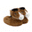 Meadow Light-up Slippers in Brown, perspective view