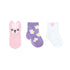 Cozy Cutie 3-Pack Baby Socks Pastel, flat laid