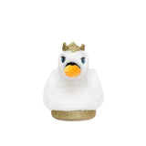 Swan Princess Light-up Slippers in White, front view