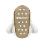 Swan Princess Light-up Slippers in White, bottom view