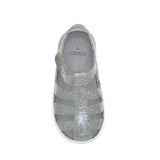 Elite Glitz Jelly Shoes in Silver