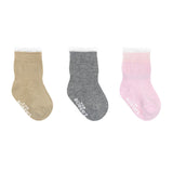 Ruffle Diva 3-Pack Baby Socks in Neutral