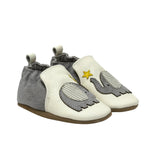 Elephant Stars Soft Soles in Ivory, perspective view