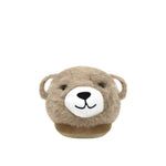 Cuddles Light-up Slippers in Tan, front view