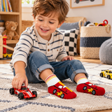 Ryder Mix 3-Pack Quarter Socks Red for Toddlers and Kids